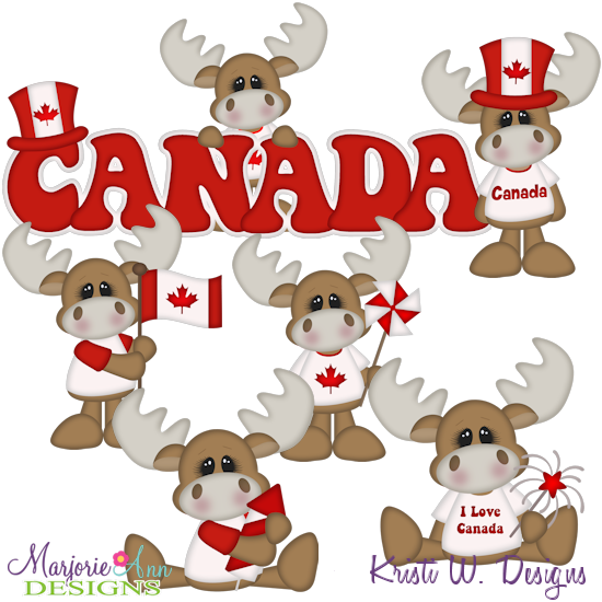 Happy Canada Day SVG Cutting Files + Clipart - Click Image to Close